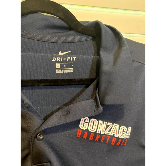 Nike Gonzaga University Basketball Polo -‎ Size M - Picture 2 of 4